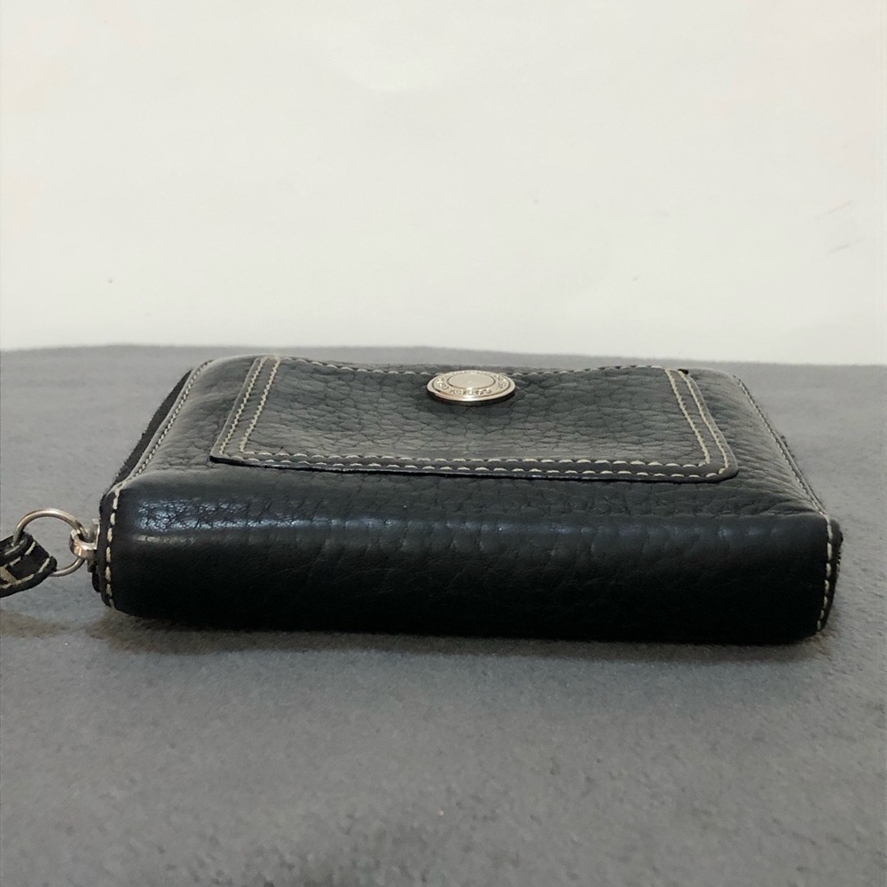 Coach  Black Pebble Leather Wallet - Picture 7 of 12